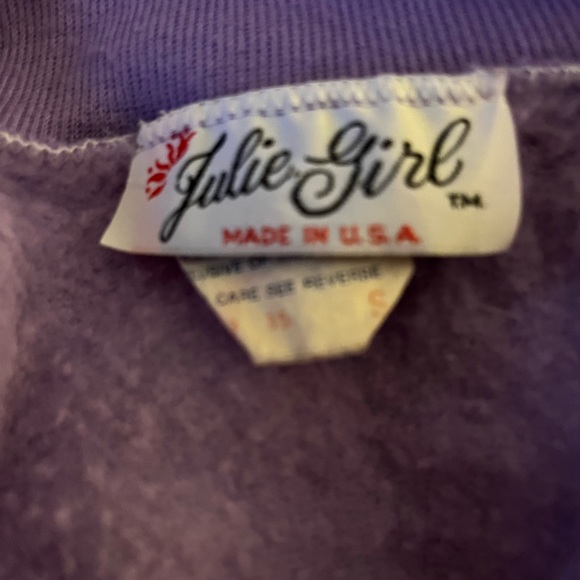 Vintage Julie Gurl Purple Vest - Picture 3 of 3